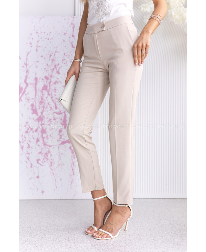 Spodnie Cygaretki Sorrt Beżowe