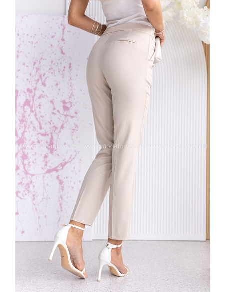 Spodnie Cygaretki Sorrt Beżowe