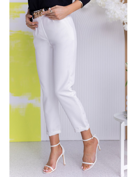 Spodnie Loren z Łańcuchem Ekri