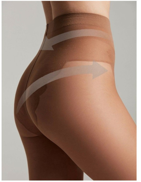 Rajstopy Wyszczuplające z Majtkami 40Den Natural