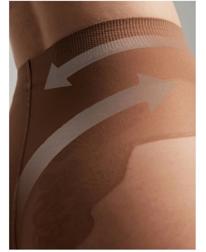 Rajstopy Wyszczuplające z Majtkami 40Den Natural