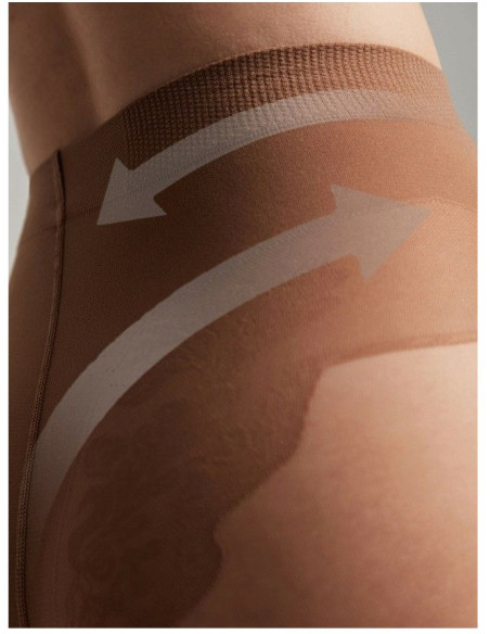 Rajstopy Wyszczuplające z Majtkami 40Den Natural