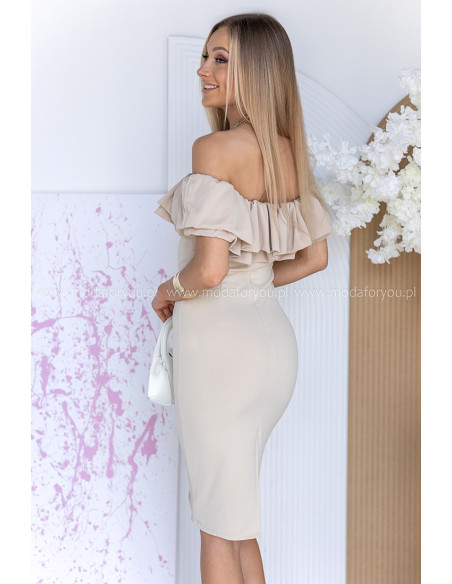 Sukienka Rene Beżowa