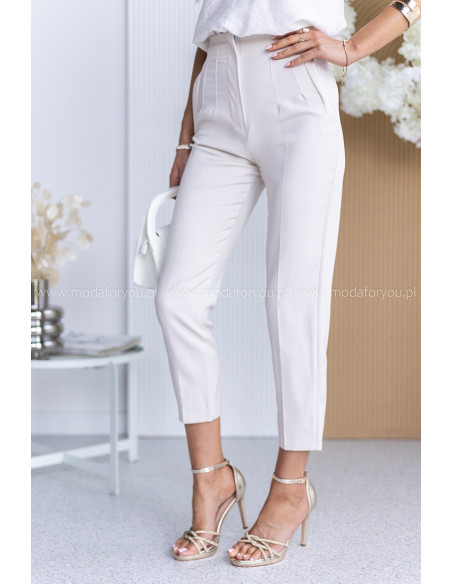 Spodnie Cygaretki Intel Jasny Beż