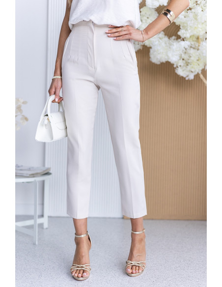 Spodnie Cygaretki Intel Jasny Beż