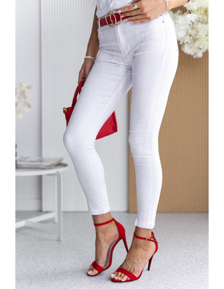 Spodnie Golden Białe