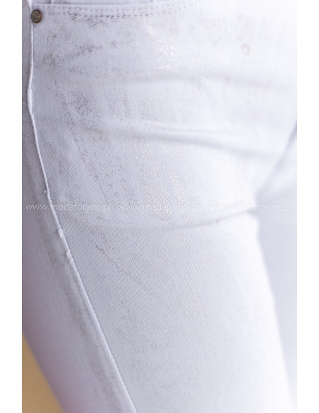 Spodnie Golden Białe