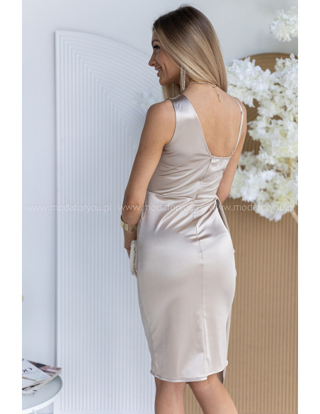 Sukienka Nova Beżowa