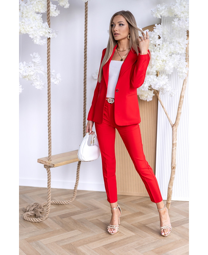 Komplet Poppy Czerwony