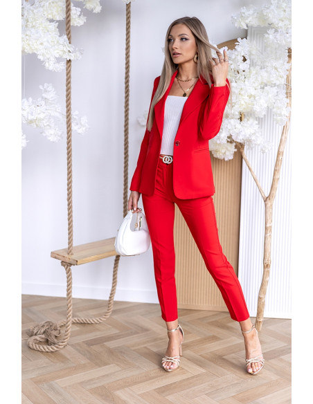 Komplet Poppy Czerwony