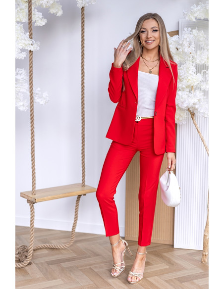 Komplet Poppy Czerwony