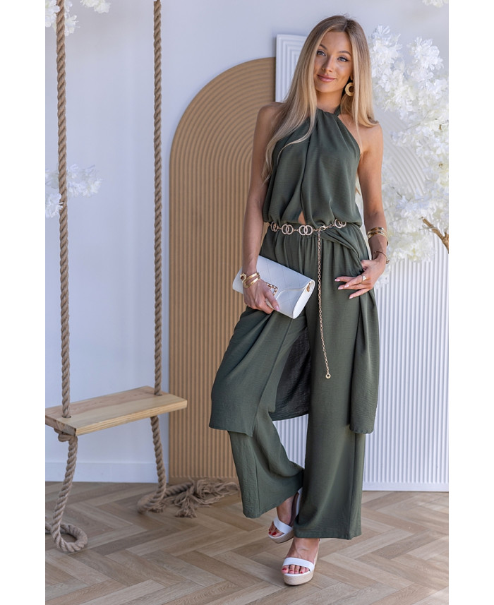 Komplet Elegancki Ana Khaki