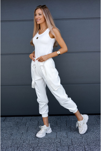 Dresowe Spodnie Totto Ekri 2