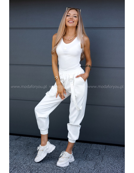 Dresowe Spodnie Totto Ekri