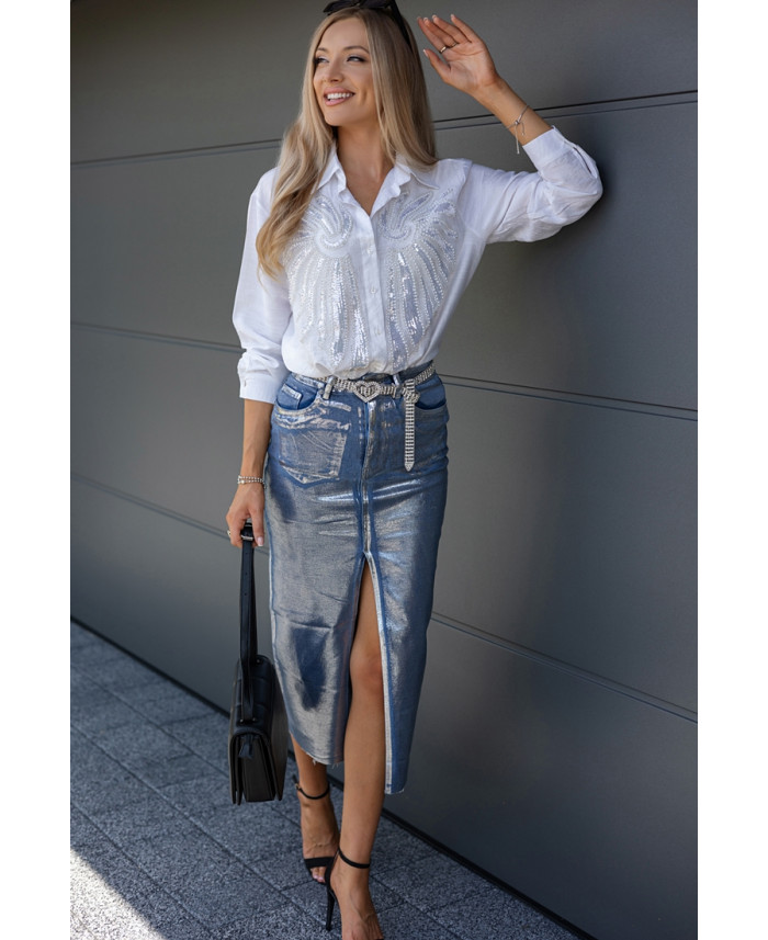 Spódnica Jeans Silver Glam