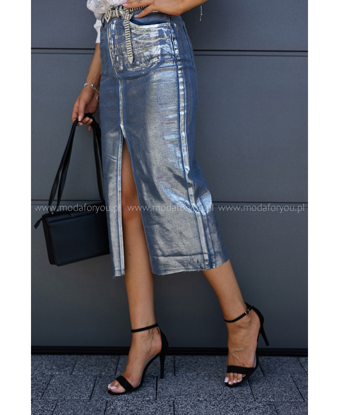 Spódnica Jeans Silver Glam