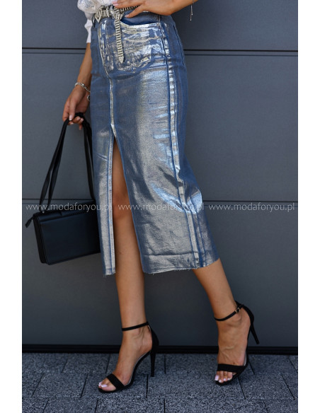 Spódnica Jeans Silver Glam