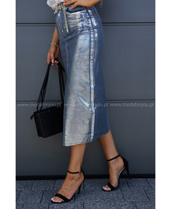 Spódnica Jeans Silver Glam