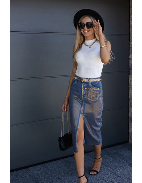 Spódnica Jeans Gold Glam