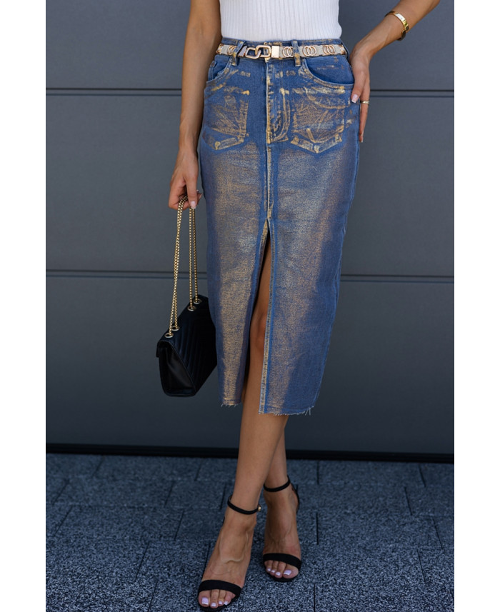 Spódnica Jeans Gold Glam