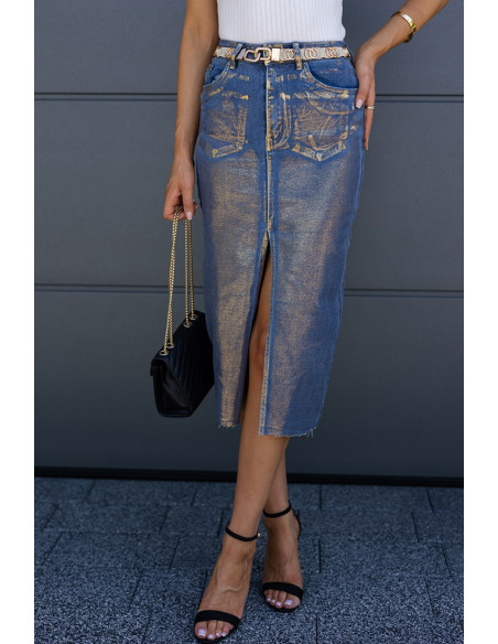 Spódnica Jeans Gold Glam