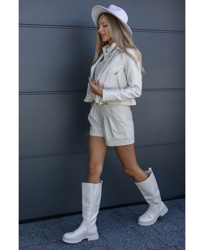 Kurtka Split Beżowa