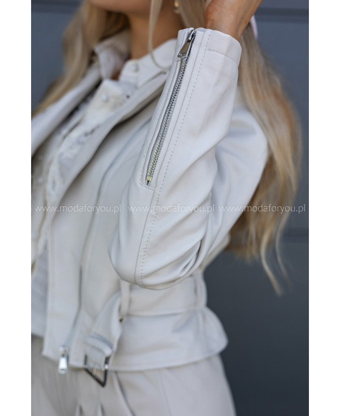 Kurtka Split Beżowa