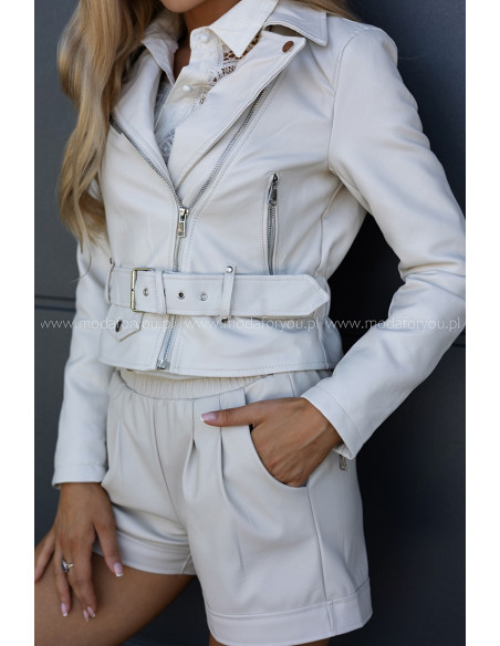 Kurtka Split Beżowa