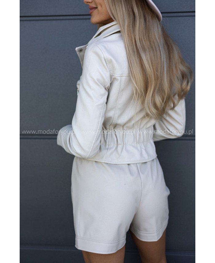 Kurtka Split Beżowa